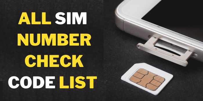 All Sim Number Check Code List