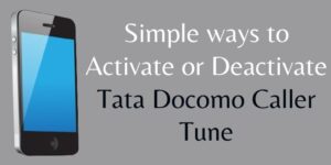 how to set caller tune in tata