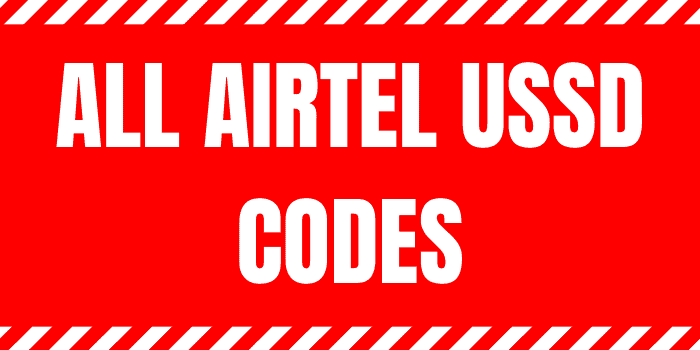 All Airtel USSD Codes