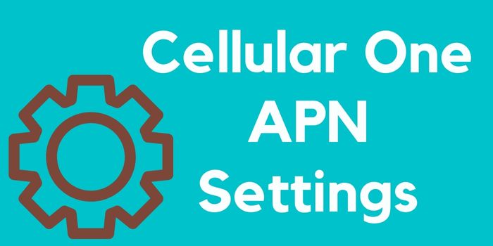 Cellular One APN Settings
