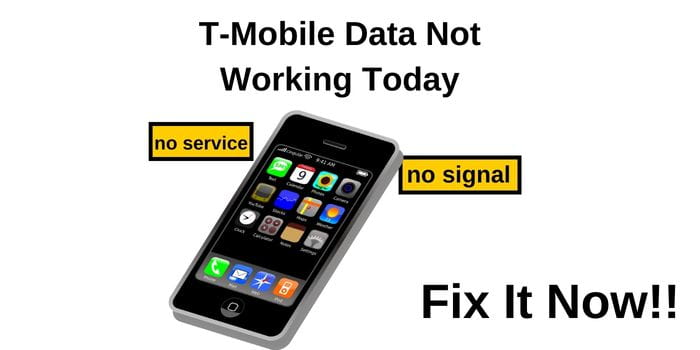 T-Mobile Data Not Working Today