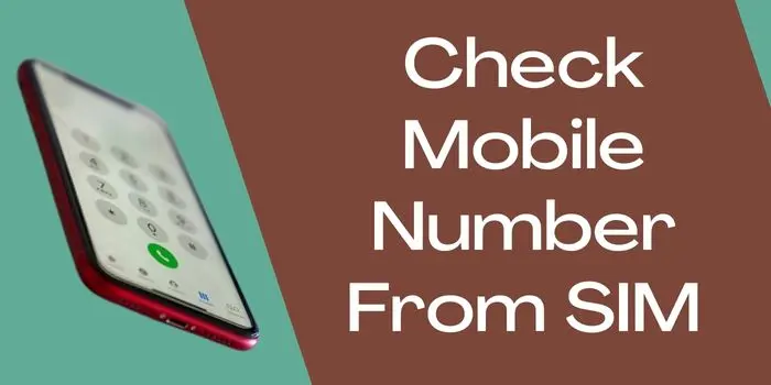 Check Mobile number from SIM